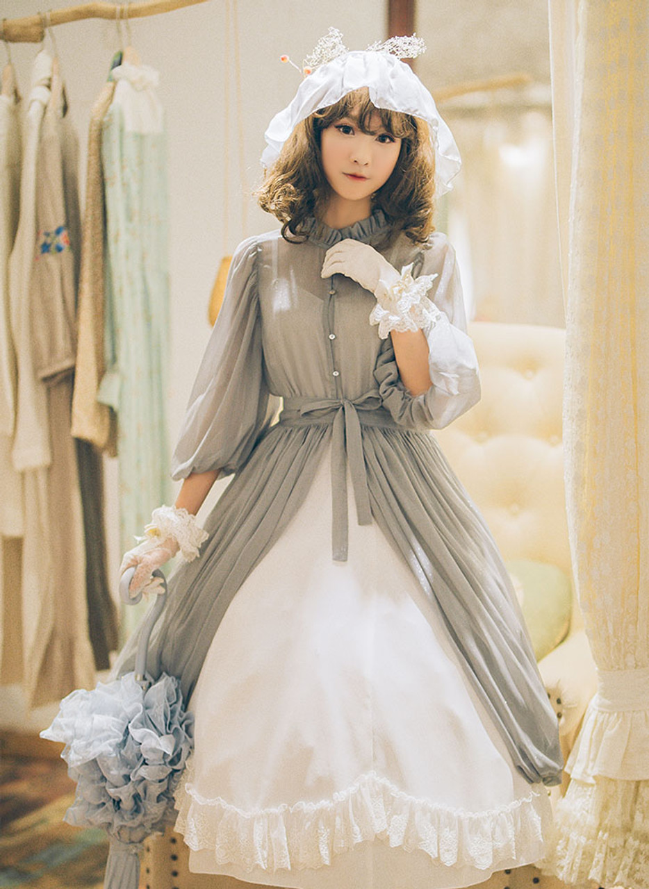 50s Puffy Sleeve Dress